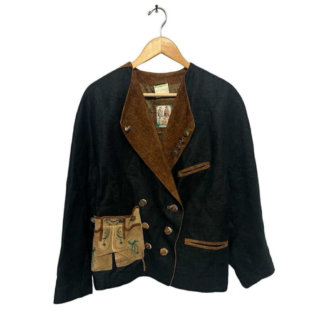 Meindl Soft  Leather Jacket Octoberfest Made In Germany